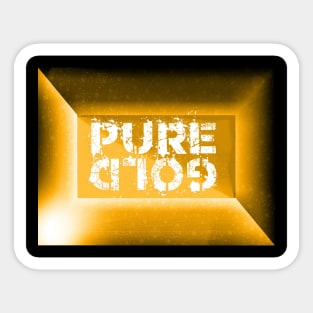 Pure Gold Millionaire Bullion Meme Sticker